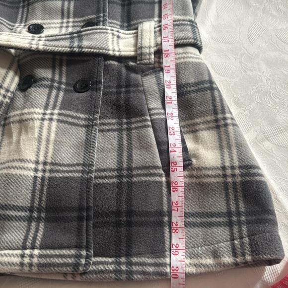 LADY HATHAWAY WOMENS DOUBLE BREASTED FLEECE BELTED JACKET SIZE L LNC - Picture 6 of 9